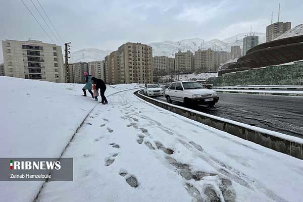 حال و هوای زمستانیِ تهران به روایت تصویر