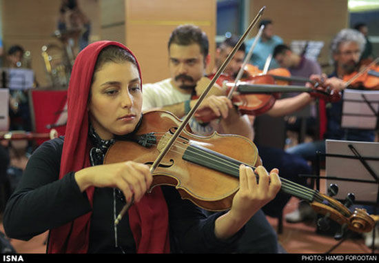 عکس: تمرین کنسرت شب لوریس چکناواریان