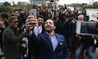 عکس سلفی بهرام رادان در کاخ جشنواره