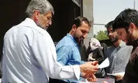 پخش شیرینی برای سرنگونی پهپاد آمریکایی