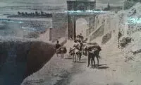 عکس قدیمی ترین تصویر از دروازه قرآن شیراز