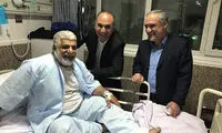 عیادت آقای بازیگر از جانباز آبادانی