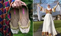کفش‌های زیبایی که زنان افغان در عروسی می‌پوشند