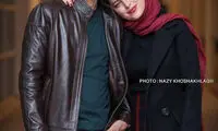 عکسِ عاشقانه شیرین اسماعیلی و همسرش