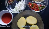 مینی پیتزای سیب زمینی، بدون خمیر