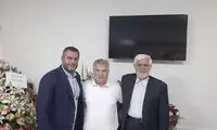 عیادت عارف از علی پروین