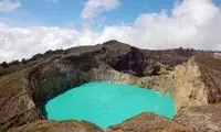 دریاچه های سه رنگ اندونزیایی، جذاب و دیدنی
