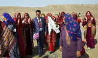 لحظاتی ناب در عروسی زیبای ترکمن ها