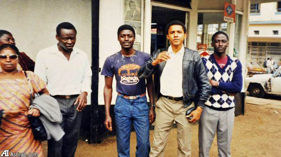تصاویر منتشر نشده از اوباما در کنیا