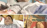 «سپند اميرسليمانی» در بیمارستان +عکس