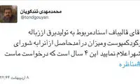 واکنش ها به تولید برق از زباله در دوره قالیباف