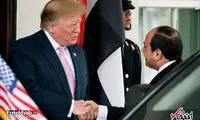 دیدار رئیس جمهور مصر با ترامپ