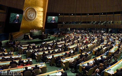 مقایسه احمدی نژاد و روحانی در سازمان ملل