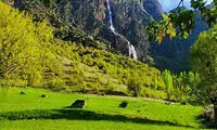 بلندترین آبشار آسیا در الیگودرز
