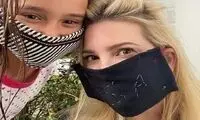 ایوانکا ترامپ هم به کار ماسک‌سازی مشغول شد