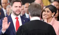 لحظه خاص تحلیف ترامپ؛ آقای ونس تو زندگی را بردی!