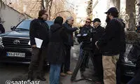 مهران مدیری در پشت صحنه «ساعت پنج عصر»