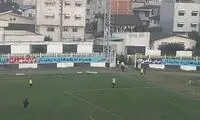 حادثه ناگوار برای یک تماشاگر در لیگ یک