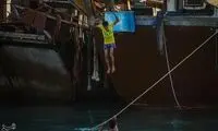 عکس: شنا در سواحل بوشهر