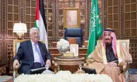 محمود عباس با پادشاه عربستان دیدار کرد