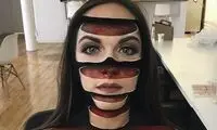 ایجاد توهم‌های بصری گیج کننده با جادوی آرایش