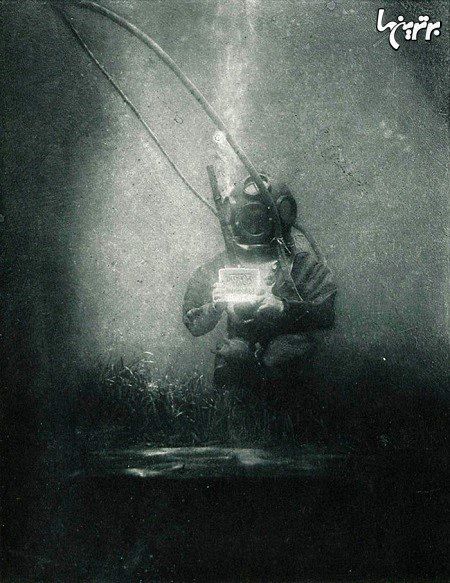 یکی از اولین پرتره های گرفته شده زیر آب