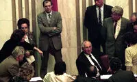 عکس نوشت: گورباچف پس از حصر خانگی