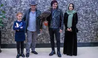 حضور رضا یزدانی با عقاب در اکران یک فیلم!