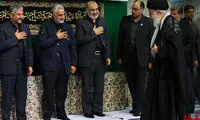 سردار سلیمانی در مراسم عزاداری شام غریبان