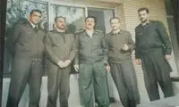 عکسی از سرهنگ علیفر با لباس نظامی