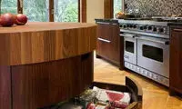 کابینت گوشه آشپزخانه را اینطوری طراحی کنید