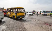 عکس: واژگونی خودرو حامل زائران خارجی