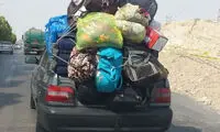 وقتی پراید جای کامیون را می‌گیرد! +عکس