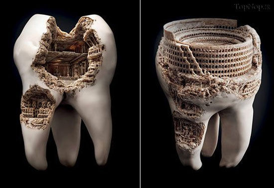 تبلیغات جالب یک خمیر دندان +عکس