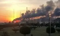 آتش سوزی در پایانه نفتی عربستان