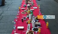سفره افطار برای کمک کنندگان حادثه «گرنفل»