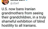 ظریف، فرمان ترامپ را شرم آور خواند
