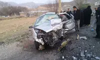 عکس: تصادف دلخراش سمند حامل قاچاق