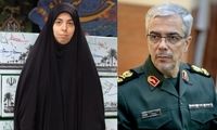 مدل گوشی ساده دختر سردار باقری جلب توجه کرد