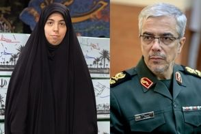 مدل گوشی ساده دختر سردار باقری جلب توجه کرد