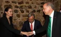 دیدار «آنجلینا جولی» با اردوغان +عکس