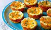 طرز تهیه مافین سیب زمینی پنیری