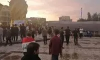 تجمع دوباره در برابر کنسولگری ایران در کربلا