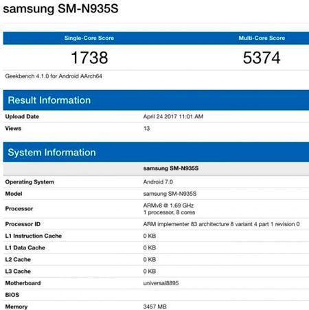 احتمال عرضه Galaxy Note 7R با اگزینوس 8895