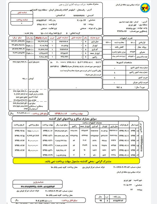 قبض برق ماینرِ چینی مستقر در رفسنجان