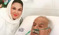 شهره سلطانی به عیادت ناصر ملک مطیعی رفت