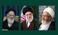دیدار رهبر انقلاب با آیات عظام شبیری و سبحانی