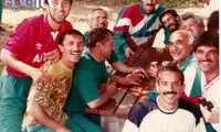 تصویری جالب از اردوی تیم ملی در سال 72