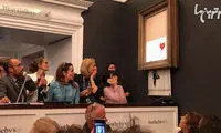 بنکسی، هنرمندی که تابلوی ۱ میلیون پوندی اش را خرد کرد!