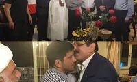 مراسم آشتی کنان عباس جدیدی و دبیر
